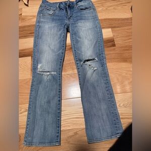 American eagle size 2 regular artist crop
